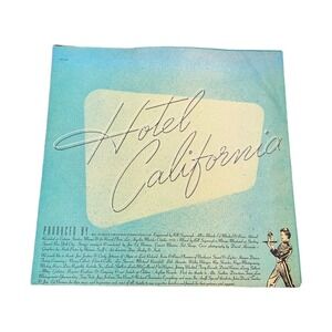 Eagles Hotel California Record Paper Sleeve Album Insert Vintage 12 X 12" 6E-103